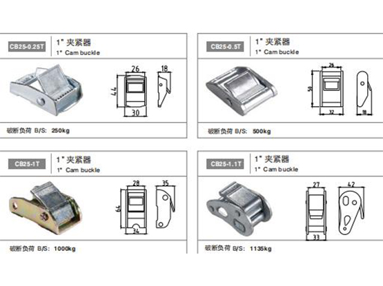 夾緊器Cam buckles