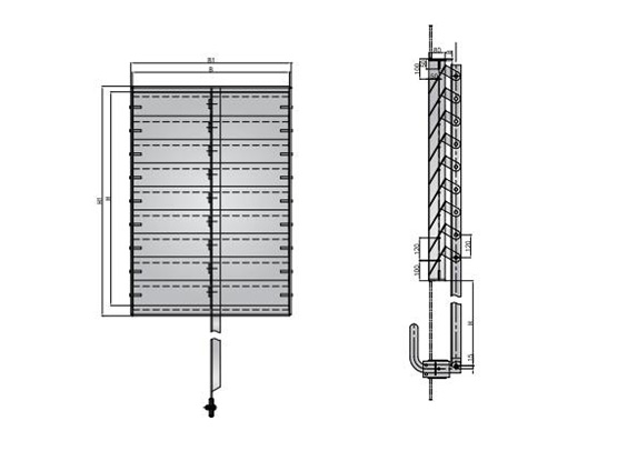 煙囪可閉百葉窗 FUNNEL CLOSE-ABLE SHUTTER