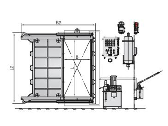 液壓滑動(dòng)式水密門 HYDRAULIC SLIDING WATERTIGHT DOOR